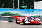 Porsche 917 (1970) mit Hans Herrmann am Steuer - anlässlich der Sonderveranstaltung "Le Mans @ Zuffenhausen" im Porsche-Museum am 13./14. Juni 2015