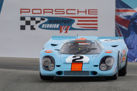 Porsche 917 (1970) - vor dem Rennplakat - Porsche Rennsport Reunion 2018