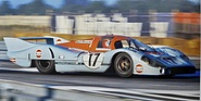 Porsche 917 (1971) – Jo Siffert am Steuer des "Langheck" in Le Mans