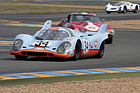 Image: Porsche 917 Gulf (1971) driven by Richard Attwood (Le Mans winner 1970 also in a 917K) - in Plateau 5 (1966-1971) at the Le Mans Classic 2012