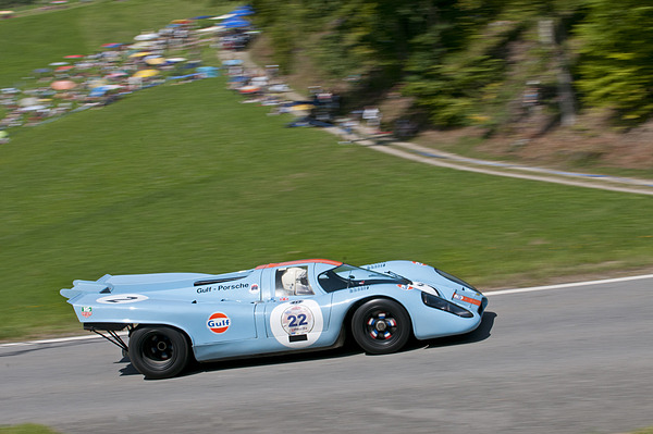 Porsche 917 K (1970) mit Startnummer 22 an der 5. Bergprüfung Altbüron 2011