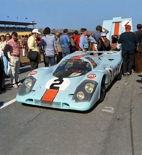 Porsche 917 K (1971) - Der Gesamtsieger an der Startaufstellung (24 Stunden Rennen von Daytona 1971)