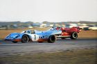 Porsche 917 K (1971) - Jo Siffert überholt Tony Adamowicz im Ferrari 512S (24 Stunden Rennen von Daytona 1971)