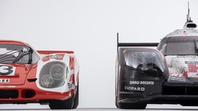 Porsche 917 KH (1970) & Porsche 919 Hybrid (2017) - Die Technologie bei den Lichtern ist nur einer von vielen Aspekten, die sich enorm verändert haben über die Jahre