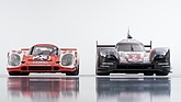 Porsche 917 KH (1970) & Porsche 919 Hybrid (2017) - Überraschenderweise ist der 917 sogar noch flacher als der moderen 919