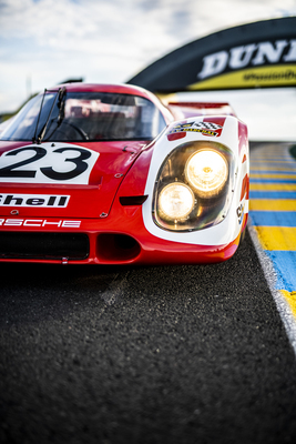 Porsche 917 KH (1970) - bei der Wiedervereinigung mit fünf anderen Porsche-Le-Mans-Gesamtsieger im Jahr 2020