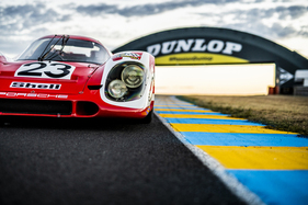 Porsche 917 KH (1970) - bei der Wiedervereinigung mit fünf anderen Porsche-Le-Mans-Gesamtsieger im Jahr 2020