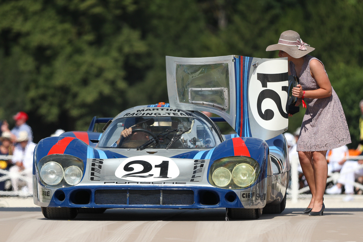 Porsche 917 LH "Martini" (1971) - Porsche 917 class - Concours Chantilly Arts & Elégance 2019