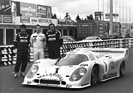 Image: Porsche 917 Malardeau (1981) - Newly built Porsche 917 for Le Mans 1981 here at the presentation at the Nürburgring with Bob Wollek, Guy Chasseuil and Xavier Lapeyre