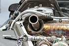 Bild: Porsche 918 Prototyp - offene Technik beim "rollenden Chassis" - Retro Classics Stuttgart 2015