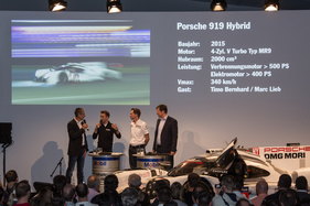 Porsche 919 Hybrid (2015) - und die Piloten Bernhard und Lieb