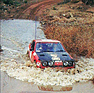 Bild: Porsche 924 (1979) - Wasserdurchfahrt bei der Australien Rallye 1979