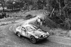 Porsche 924 (1979) - in voller Fahrt bei der Australien Rallye 1979