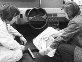 Porsche 924 - EA 425 (1972) - Armaturenbrettstudien im Herst/Winter 1972