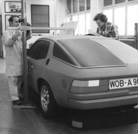 Porsche 924 - EA 425 (1972) - Verfeinerung des 1-zu-1-Modells