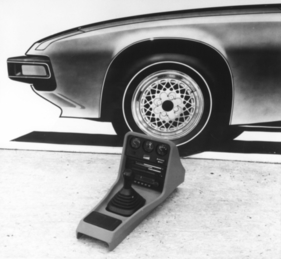 Porsche 924 - EA 425 (1972) - Vorschlag für ziemlich finale Mittelkonsole