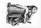 Porsche 924 Turbo (1979) - Motor von der Seite gesehen