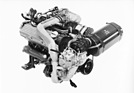 Porsche 924 Turbo (1979) - Motor von schräg vorne gesehen