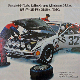 Porsche 924 Turbo mit Kotflügelverbreiterungen von Brixner – Brixner Karosserien