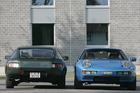 Bild: Porsche 928 (1978) - Heck- und Frontansicht