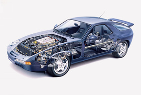 Porsche 928 GTS (1992) - Durchsichtszeichnung (1992)