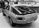 Porsche 928 S (1980) - mit von 4,5 auf 4,7 Liter vergrössertem V8-Motor - Genfer Autosalon 1980
