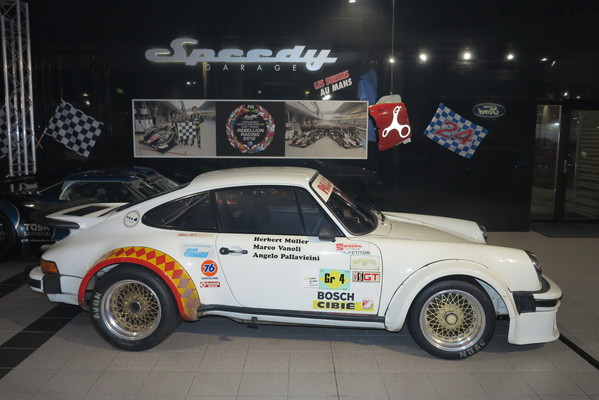 Bild Porsche 934 Carrera RSR Turbo von Pallavicini an der Buchvernissage «Les Suisses au Mans 2013»