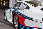 Porsche 935/78 Moby Dick (1978) an der Porsche Soundnacht 2016 - seitliche Heckansicht