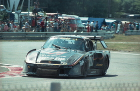 Porsche 935 K3 in Le Mans 1982 - Dieser Porsche 935 K3 mit Nummer #77 wurde von der französischen Rennfahrerin Anne-Charlotte Verney auf den fünften Rang in der GTX Klasse gefahren