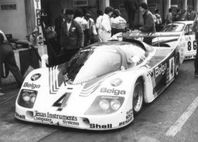 Reinhold Jösts Porsche 936C am 1000km von Monza 1982 - dasselbe Fahrzeug war dann auch in Le Mans am Start