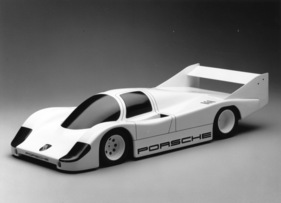 Porsche 956 (1981) - Rennsportwagen Gruppe C, Modell, Seitenansicht, links
