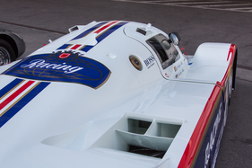 Porsche 956 (1982) an der Porsche Soundnacht 2016 - Linienführung