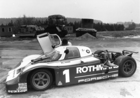 Porsche 956 (1982) - bei Versuchsfahrten