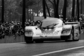 Porsche 956 (1982) in Le Mans - Platz 3 Rothmans Porsche 956 #3 mit Hurley Haywood, Jürgen Barth und Al Holbert