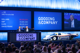 Bild Porsche 956 (1982) - zugeschlagen (Hammerpreis) für 9,2 Millionen USD - Lot 050 an der Gooding Pebble Beach Auction 2015