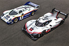 Bild: Porsche 956 C (1984) - zusammen mit dem Porsche 919 Hybrid Evo (2018)