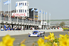 Bild: Porsche 956 beim Demonstrationslauf der Low Drag Le Mans Prototypes - 72. Goodwood Member Meeting 2014