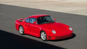 Porsche 959 Komfort (1988) - als Lot 130 an der Broad Arrow Porsche Auction with Air|Water 2024