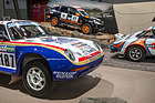 Porsche 959 Paris-Dakar (1986) -zusammen mit 911 SC Rallye und heutigem SUV - Retro Classics Stuttgart 2017