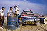 Porsche 959 mit Ickx und Brasseur an der Rallye Dakar 1985 (© DPPI - Courtesy Rétromobile Paris, 1985) Porsche 959 mit Ickx und Brasseur an der Rallye Dakar 1985 (© DPPI - Courtesy Rétromobile Paris, 1985)