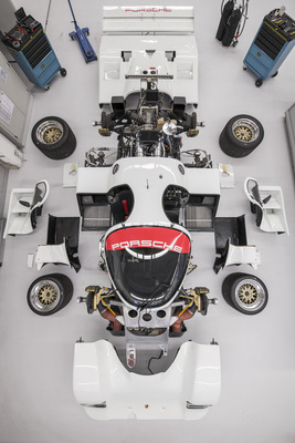 Porsche 962 C (1987) – Blick von oben.