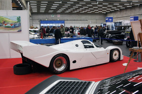 Porsche 962 C (1990) - mit Le-Mans-Renngeschichte - in der Porsche-Sonderschau - Oldtimer- und Teilemarkt Fribourg 2014