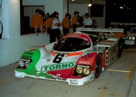 Porsche 962 C (1991) - Der Joest Racing Porsche 962 von Bob Wollek, Bernd Schneider und Massimo Sigala wurde Gesamtdritter (12 Stunden von Sebring 1991)