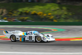 Porsche 962 C (1991) Trust/Greddy an der Spa Classic 2015 im Feld der Gruppe C Fahrzeuge
