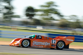 Porsche 962 Jägermeister (1986) am SVRA Spring Vintage Classic in Sebring 2014