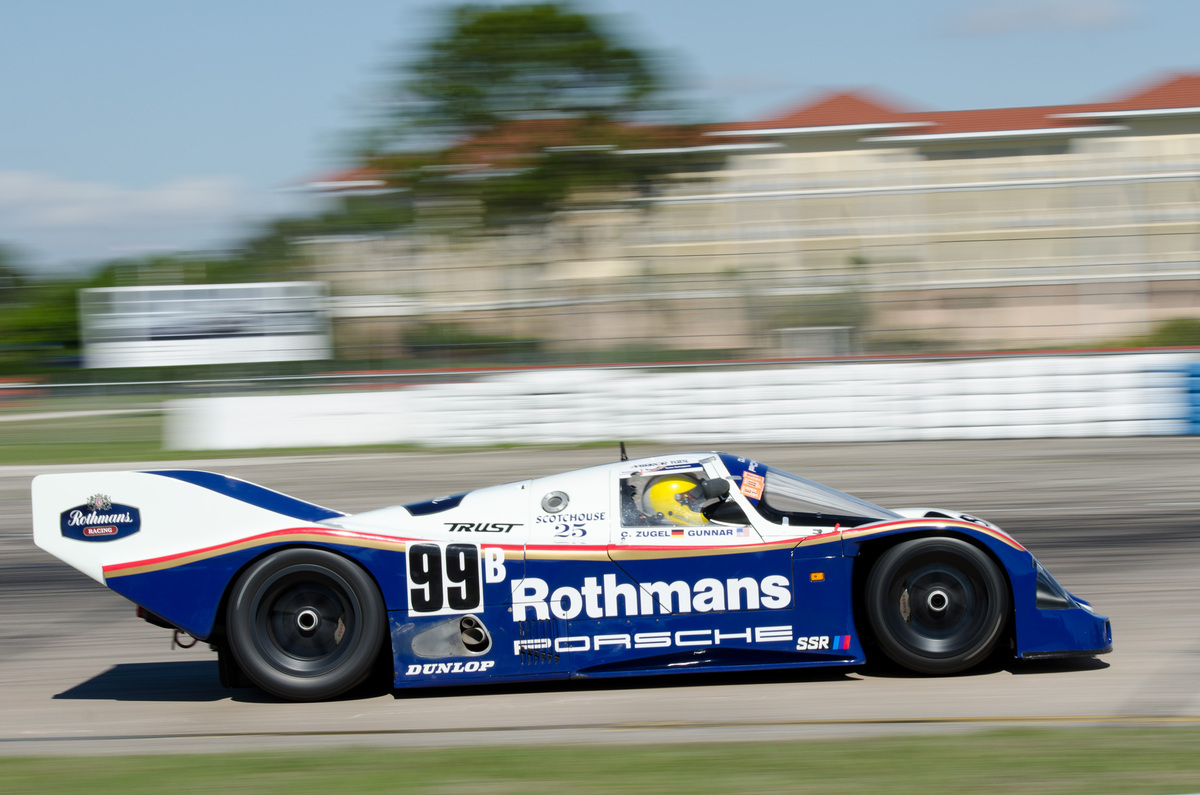Porsche 962 Rothmans (1988) am SVRA Spring Vintage Classic in Sebring 2014