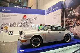 Porsche 964 (1990) - Werbung für die Fuchsfelge - Techno Classica 2016