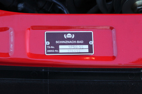 Porsche 964 WTL (1994) - AMAG-Auslieferungsplakette