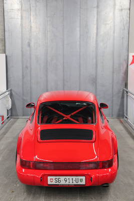 Porsche 964 in Rennsportaufmachung - Oldtimermesse St. Gallen 2018