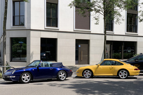 Porsche 993 Cabrio (1995) - Cabriolet und Coupé auf einem Bild vereinigt
